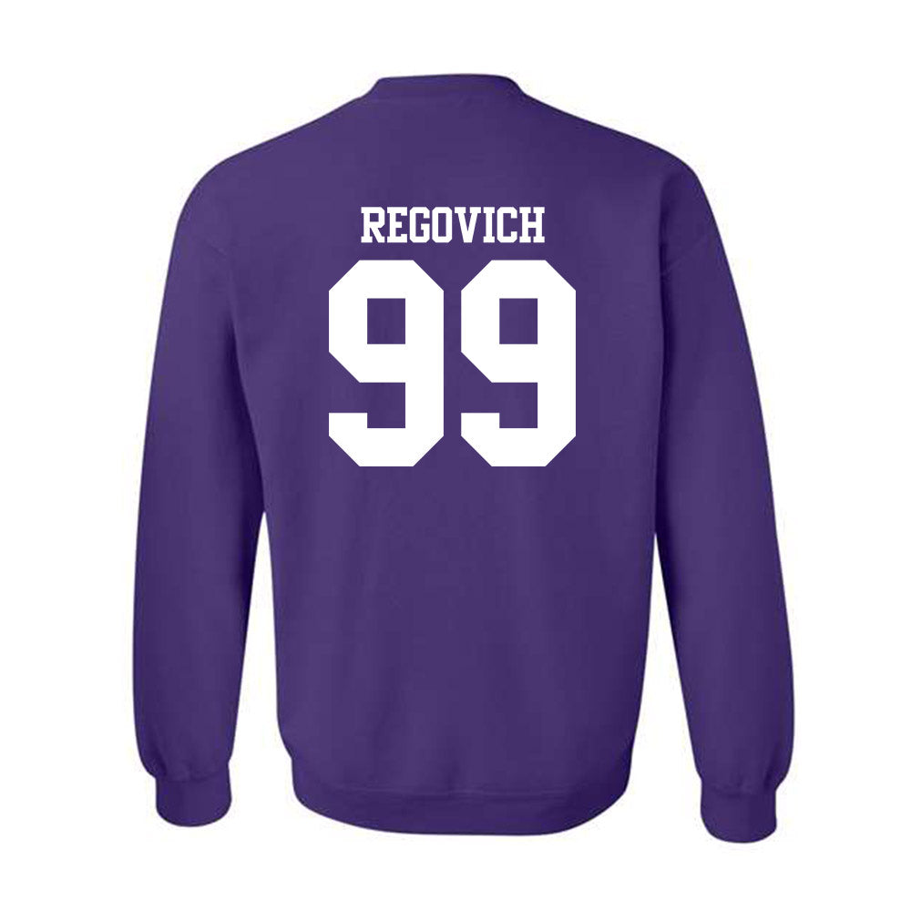 Northwestern - NCAA Football : Troy Regovich - Classic Shersey Crewneck Sweatshirt-1