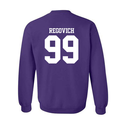 Northwestern - NCAA Football : Troy Regovich - Classic Shersey Crewneck Sweatshirt-1