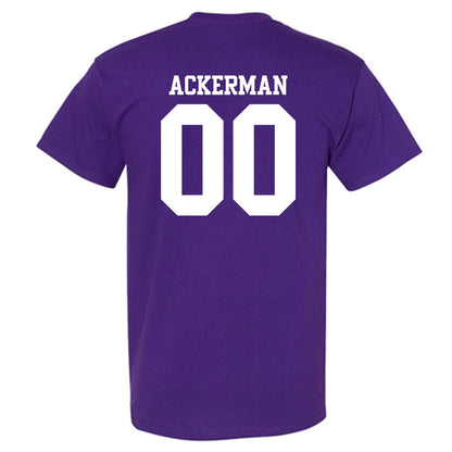 Northwestern - NCAA Baseball : Riley Ackerman - Classic Shersey T-Shirt-1