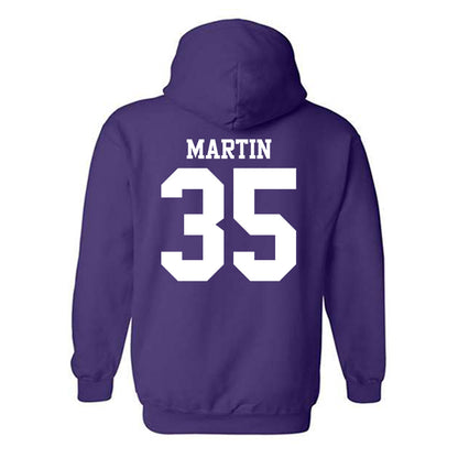 Northwestern - NCAA Football : Sean Martin - Classic Shersey Hooded Sweatshirt-1