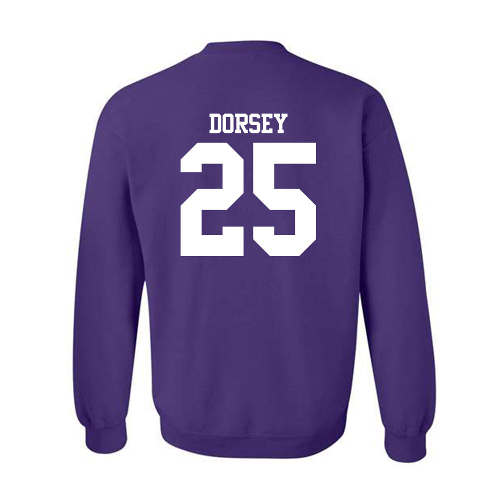 Northwestern - NCAA Football : Marquet Dorsey - Classic Shersey Crewneck Sweatshirt-1