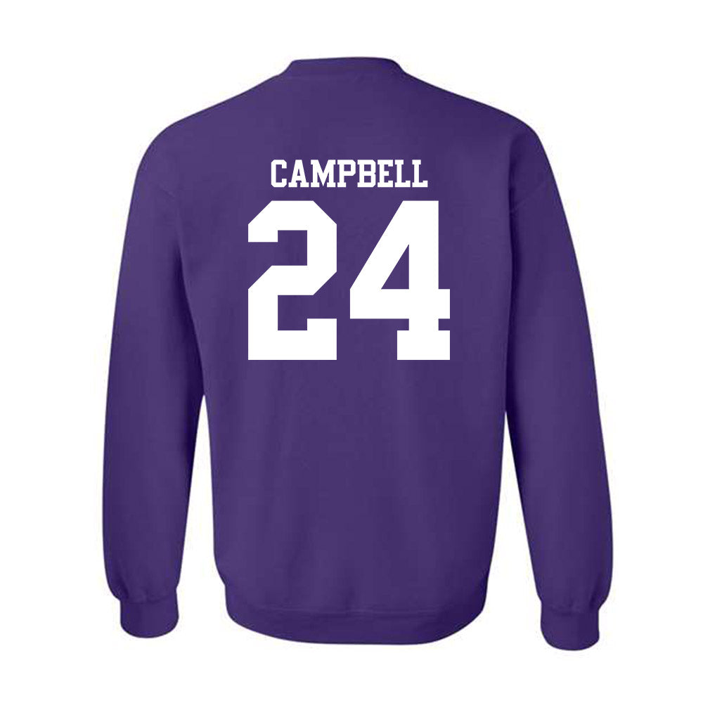 Northwestern - NCAA Women's Lacrosse : Riley Campbell - Classic Shersey Crewneck Sweatshirt-1