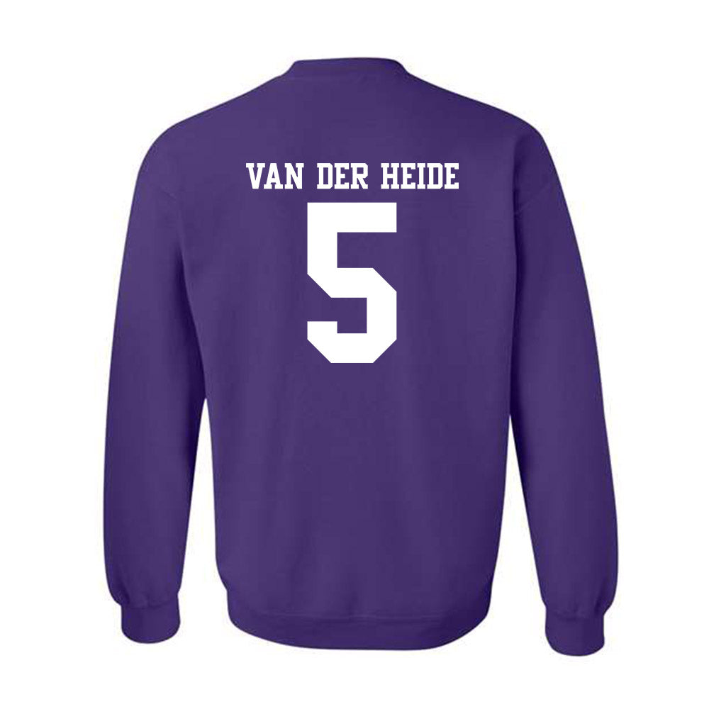 Northwestern - NCAA Men's Soccer : Dimas Van der Heide - Classic Shersey Crewneck Sweatshirt-1