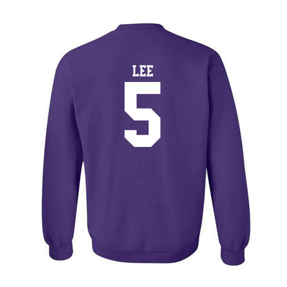 Northwestern - NCAA Baseball : Yonghoon Lee - Classic Shersey Crewneck Sweatshirt-1