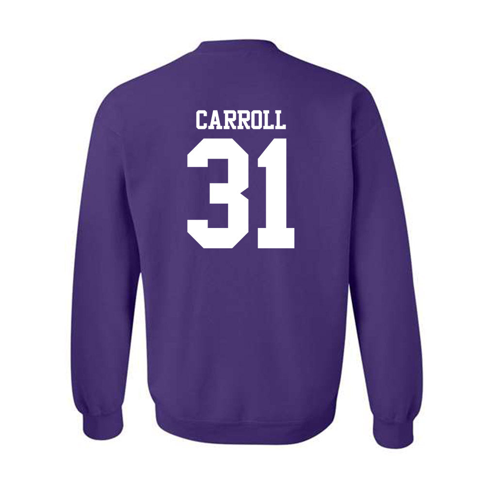 Northwestern - NCAA Women's Lacrosse : Mary Carroll - Classic Shersey Crewneck Sweatshirt-1