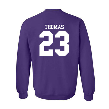Northwestern - NCAA Women's Basketball : Tayla Thomas - Classic Shersey Crewneck Sweatshirt-1