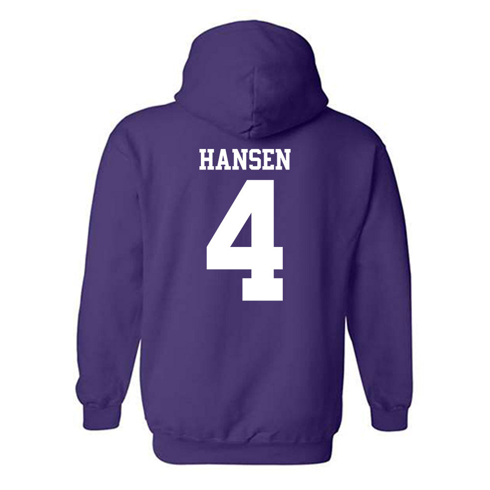 Northwestern - NCAA Women's Lacrosse : Reese Hansen - Classic Shersey Hooded Sweatshirt-1