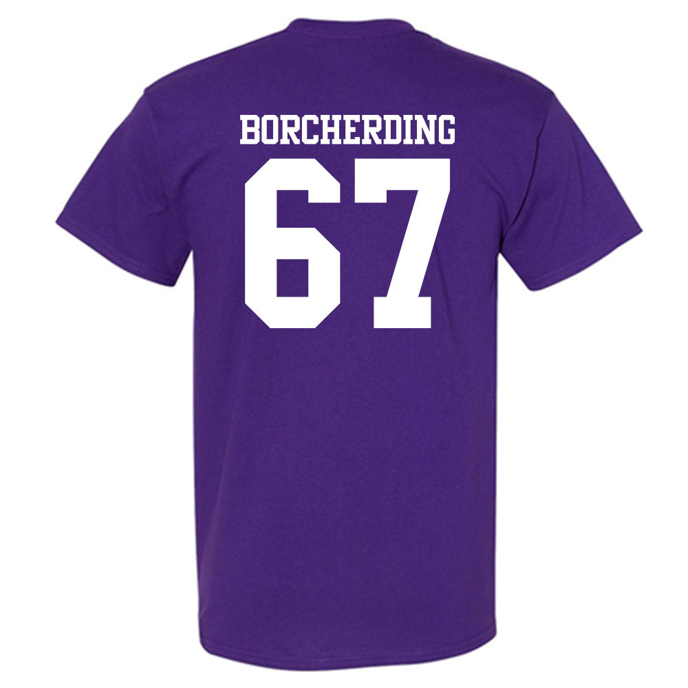 Northwestern - NCAA Football : Jace Borcherding - Classic Shersey T-Shirt-1