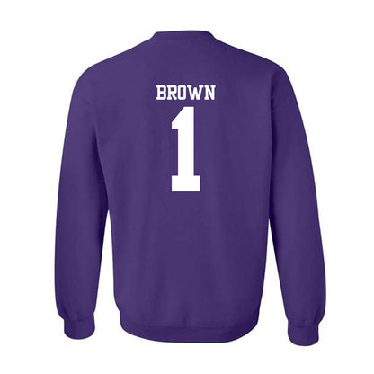 Northwestern - NCAA Women's Field Hockey : Lindsey Brown - Classic Shersey Crewneck Sweatshirt-1