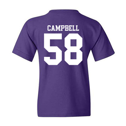 Northwestern - NCAA Football : Nathaniel Campbell - Classic Shersey Youth T-Shirt-1