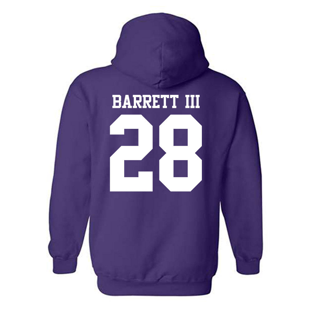 Northwestern - NCAA Men's Soccer : Tre Barrett III - Classic Shersey Hooded Sweatshirt-1