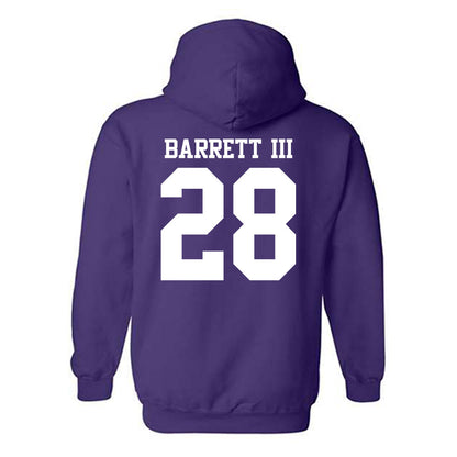 Northwestern - NCAA Men's Soccer : Tre Barrett III - Classic Shersey Hooded Sweatshirt-1