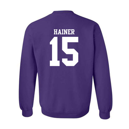 Northwestern - NCAA Men's Soccer : Doug Hainer - Classic Shersey Crewneck Sweatshirt-1