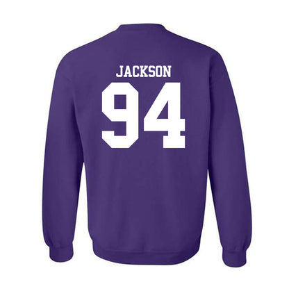 Northwestern - NCAA Football : Miguel Jackson - Classic Shersey Crewneck Sweatshirt-1