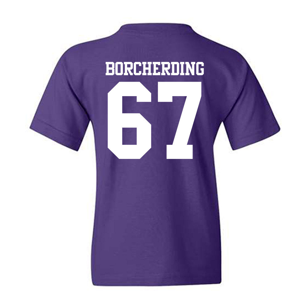 Northwestern - NCAA Football : Jace Borcherding - Classic Shersey Youth T-Shirt-1