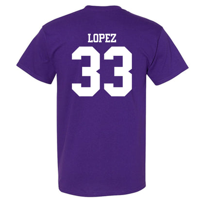 Northwestern - NCAA Women's Basketball : Amparo Lopez - Classic Shersey T-Shirt-1