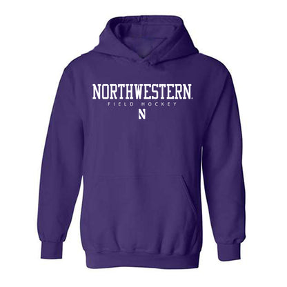 Northwestern - NCAA Women's Field Hockey : Aerin Krys - Classic Shersey Hooded Sweatshirt-0