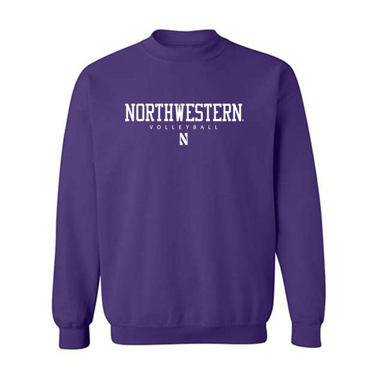 Northwestern - NCAA Women's Volleyball : Ellie Stiernagle - Classic Shersey Crewneck Sweatshirt-0