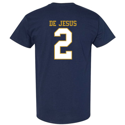 Notre Dame - NCAA Women's Basketball : Vanessa de Jesus - Generic Shersey T-Shirt-1