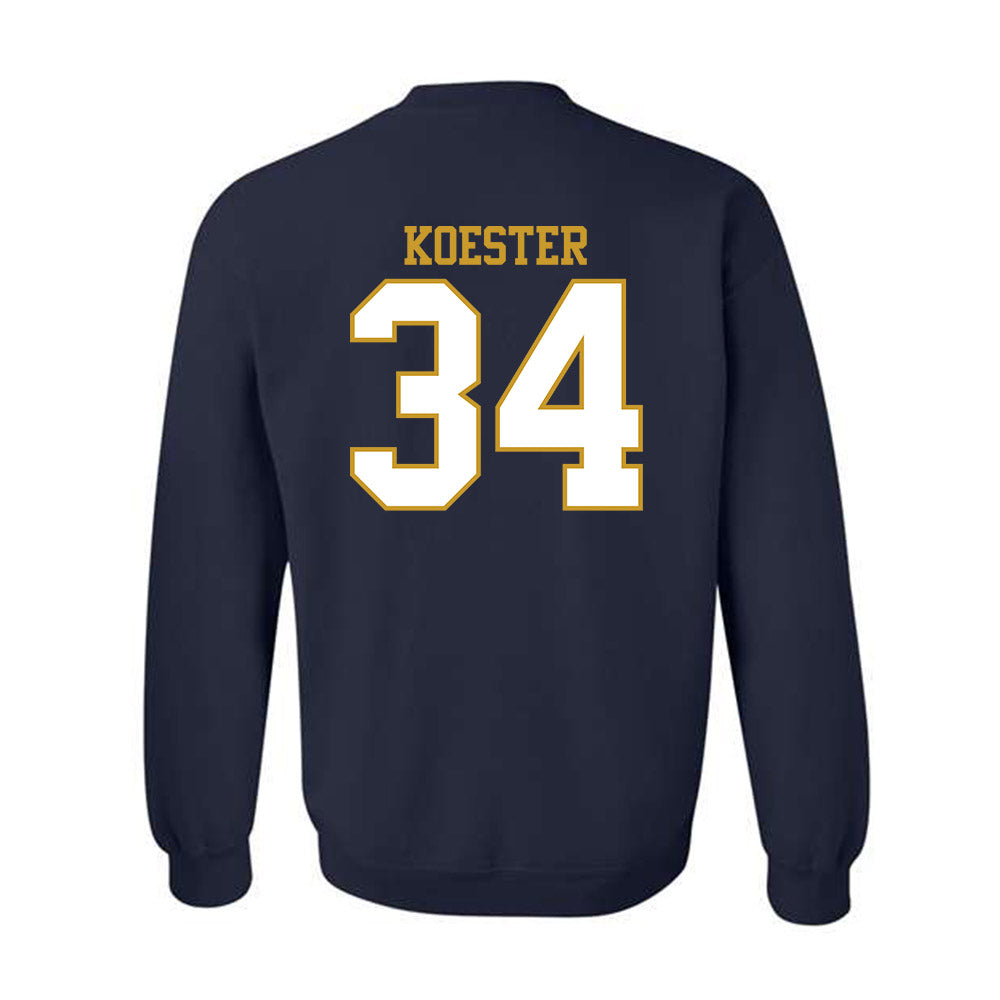 Notre Dame - NCAA Baseball : Brady Koester - Generic Shersey Crewneck Sweatshirt-1