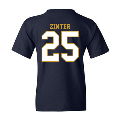 Notre Dame - NCAA Football : Preston Zinter - Generic Shersey Youth T-Shirt-1