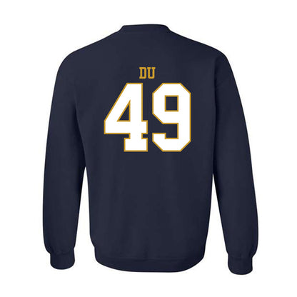 Notre Dame - NCAA Football : Charles Du - Generic Shersey Crewneck Sweatshirt-1