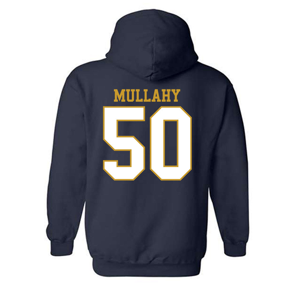 Notre Dame - NCAA Men's Lacrosse : Brendan Mullahy - Generic Shersey Hooded Sweatshirt-1