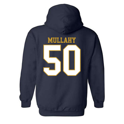 Notre Dame - NCAA Men's Lacrosse : Brendan Mullahy - Generic Shersey Hooded Sweatshirt-1