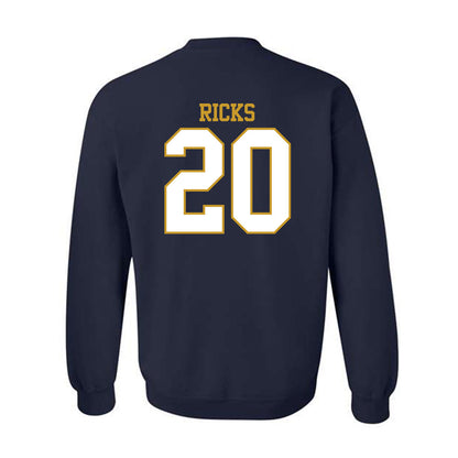 Notre Dame - NCAA Baseball : Caleb Ricks - Generic Shersey Crewneck Sweatshirt-1