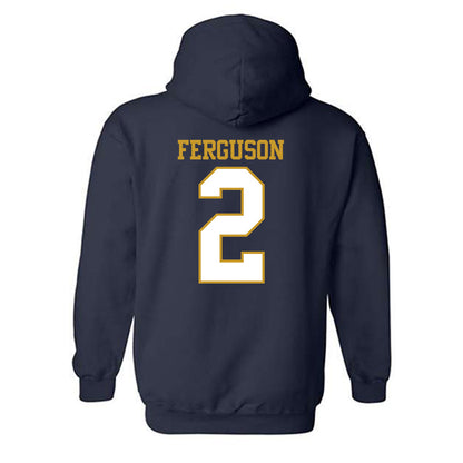 Notre Dame - NCAA Men's Soccer : Mitch Ferguson - Generic Shersey Hooded Sweatshirt-1