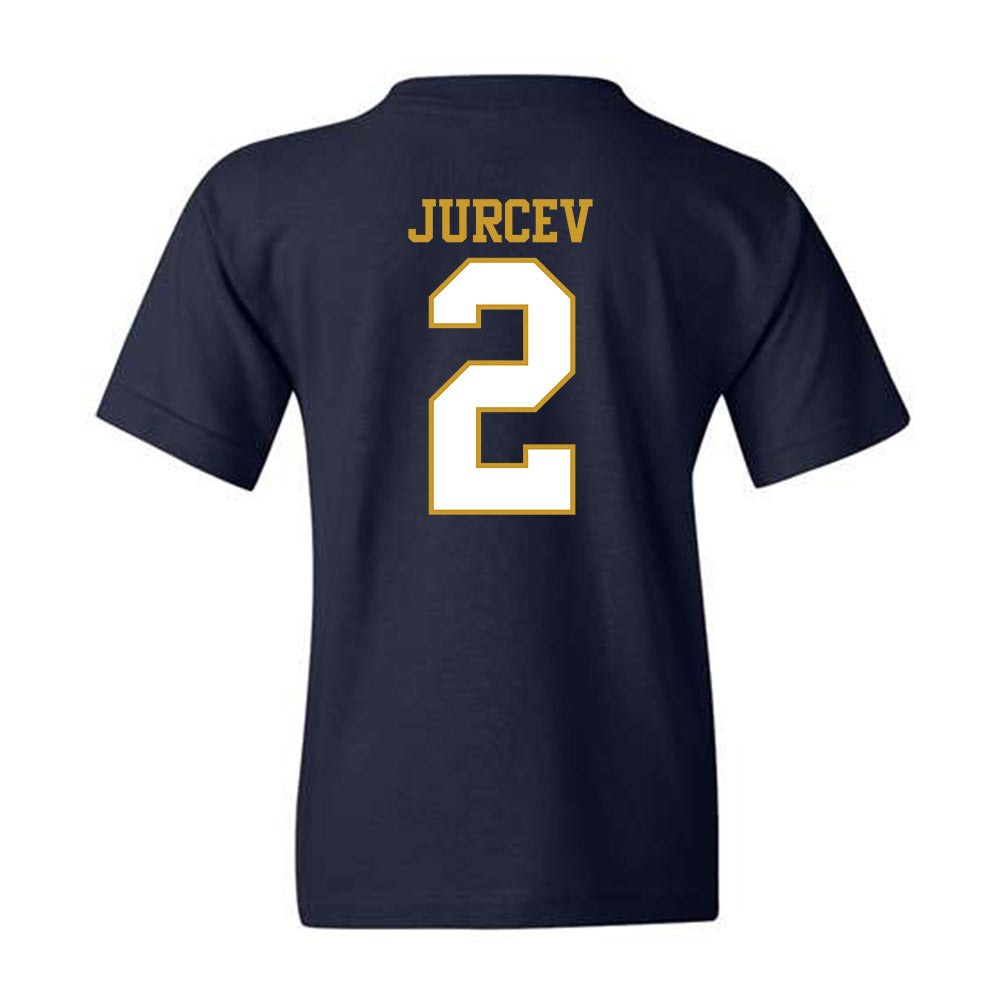 Notre Dame - NCAA Men's Ice Hockey : Jimmy Jurcev - Generic Shersey Youth T-Shirt