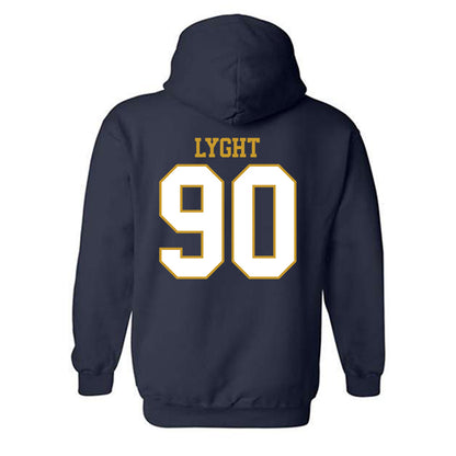 Notre Dame - NCAA Men's Lacrosse : Shawn Lyght - Generic Shersey Hooded Sweatshirt