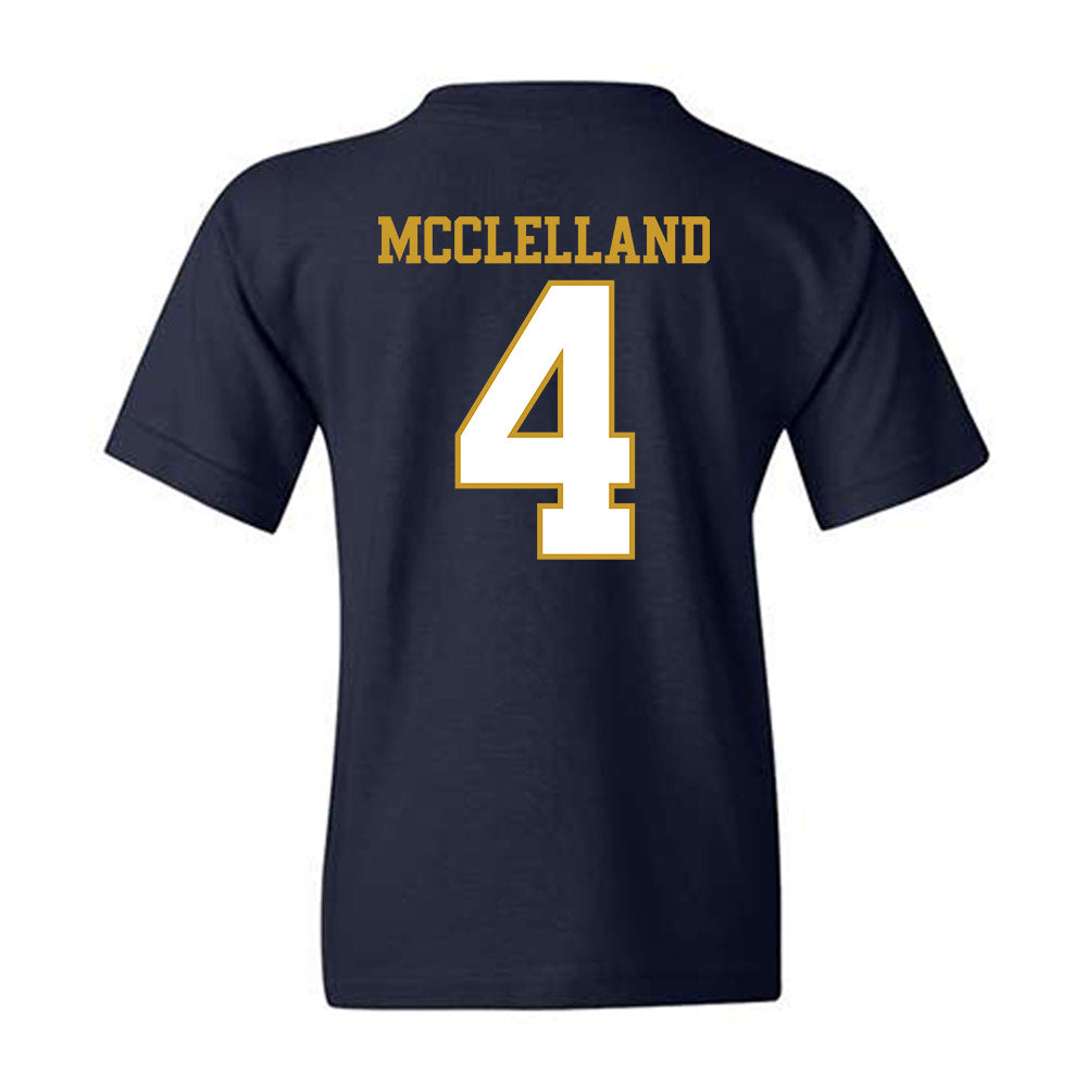 Notre Dame - NCAA Women's Lacrosse : Ellie McClelland - Generic Shersey Youth T-Shirt-1