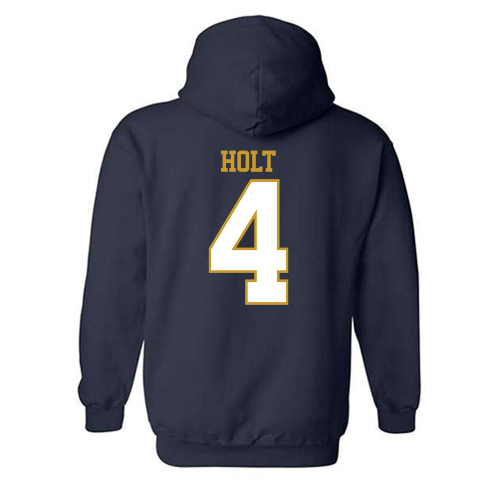 Notre Dame - NCAA Baseball : Jonathan Holt - Generic Shersey Hooded Sweatshirt