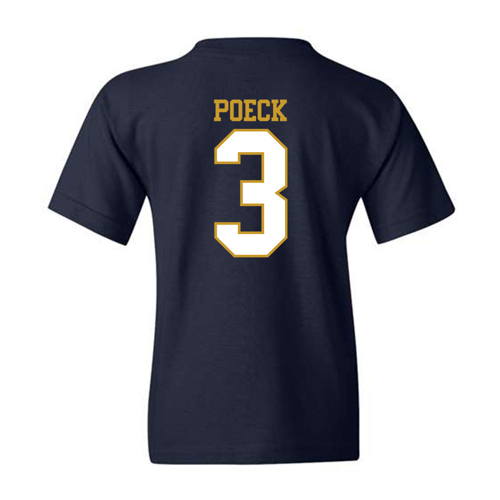 Notre Dame - NCAA Softball : Sydny Poeck - Generic Shersey Youth T-Shirt