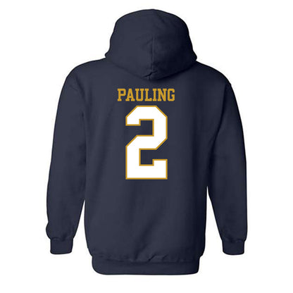 Notre Dame - NCAA Football : William Pauling - Generic Shersey Hooded Sweatshirt-1