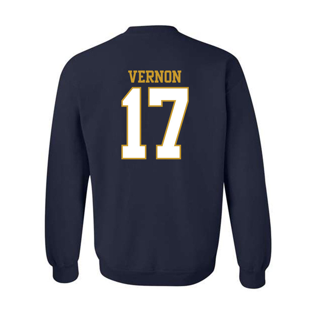 Notre Dame - NCAA Football : Brenan Vernon - Generic Shersey Crewneck Sweatshirt-1