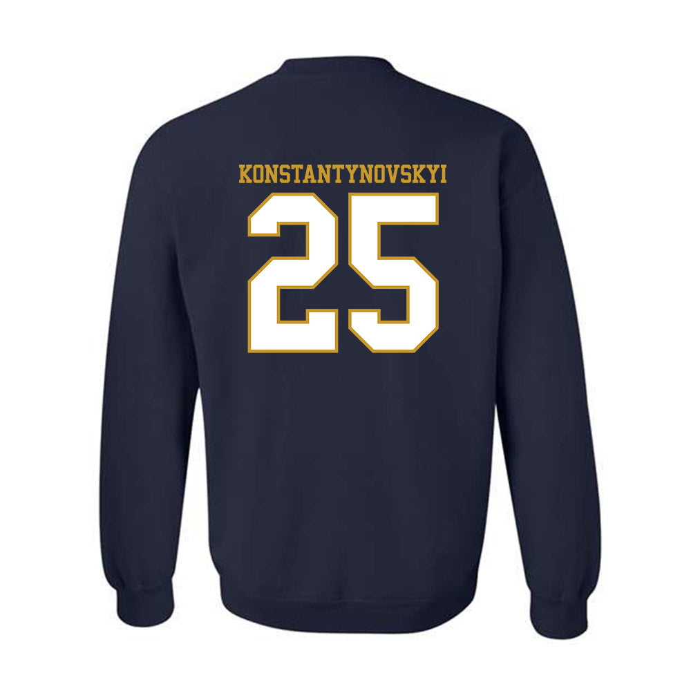 Notre Dame - NCAA Men's Basketball : Nikita Konstantynovskyi - Generic Shersey Crewneck Sweatshirt