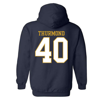 Notre Dame - NCAA Baseball : Eli Thurmond - Generic Shersey Hooded Sweatshirt-1