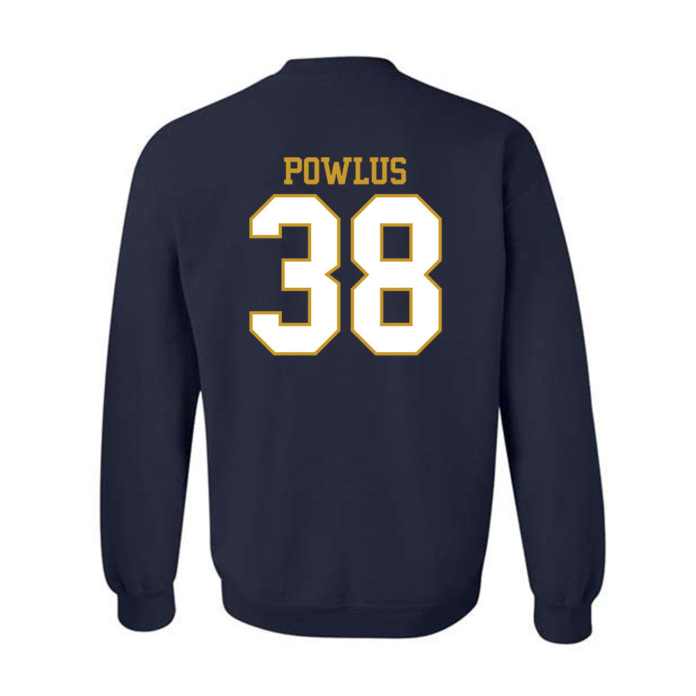 Notre Dame - NCAA Football : Tommy Powlus - Generic Shersey Crewneck Sweatshirt-1