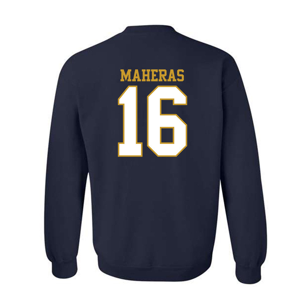 Notre Dame - NCAA Men's Lacrosse : Will Maheras - Generic Shersey Crewneck Sweatshirt-1