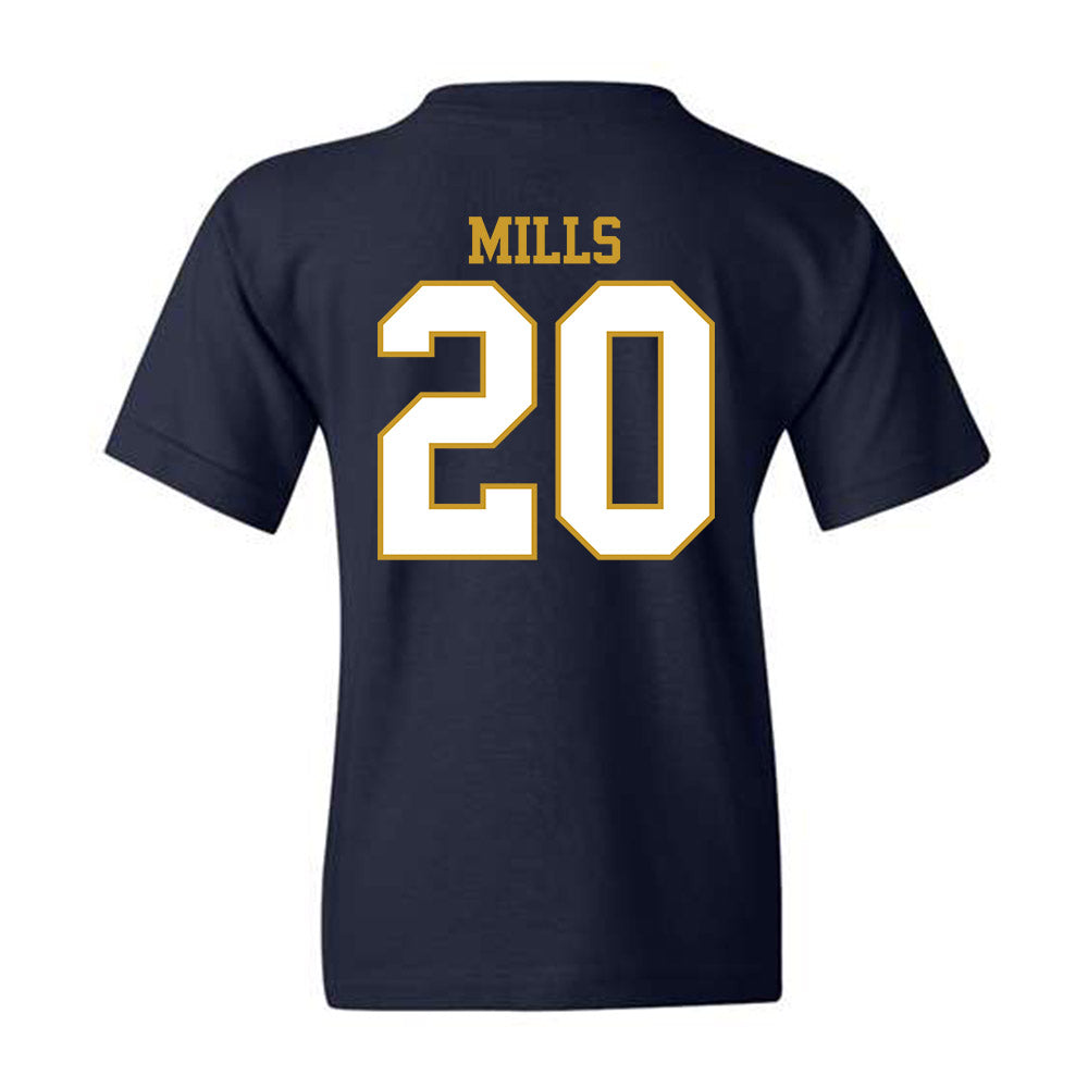 Notre Dame - NCAA Women's Soccer : Abby Mills - Generic Shersey Youth T-Shirt