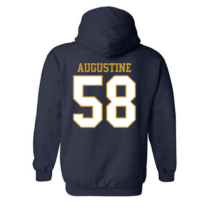 Notre Dame - NCAA Football : Matty Augustine - Generic Shersey Hooded Sweatshirt-1