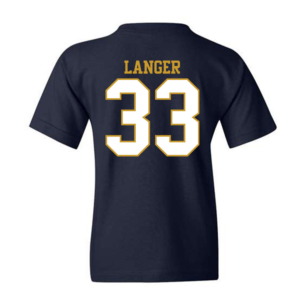 Notre Dame - NCAA Women's Volleyball : Grace Langer - Generic Shersey Youth T-Shirt