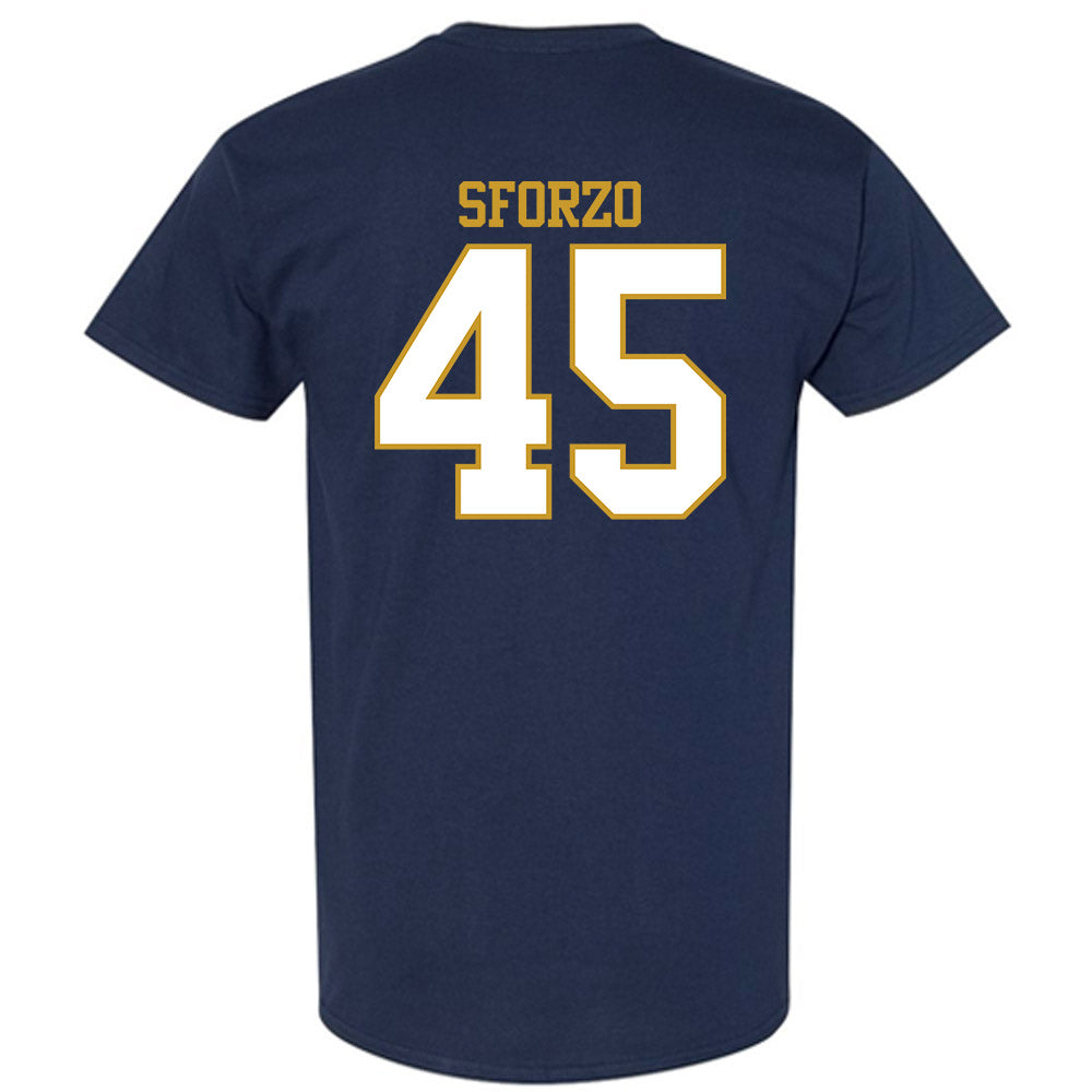 Notre Dame - NCAA Men's Lacrosse : Ryan Sforzo - Generic Shersey T-Shirt-1