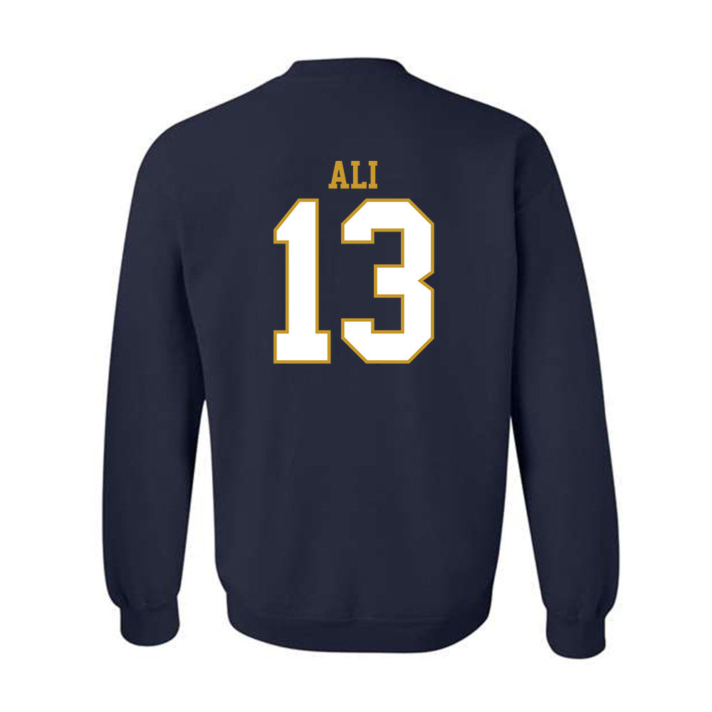 Notre Dame - NCAA Men's Ice Hockey : Brennan Ali - Generic Shersey Crewneck Sweatshirt-1