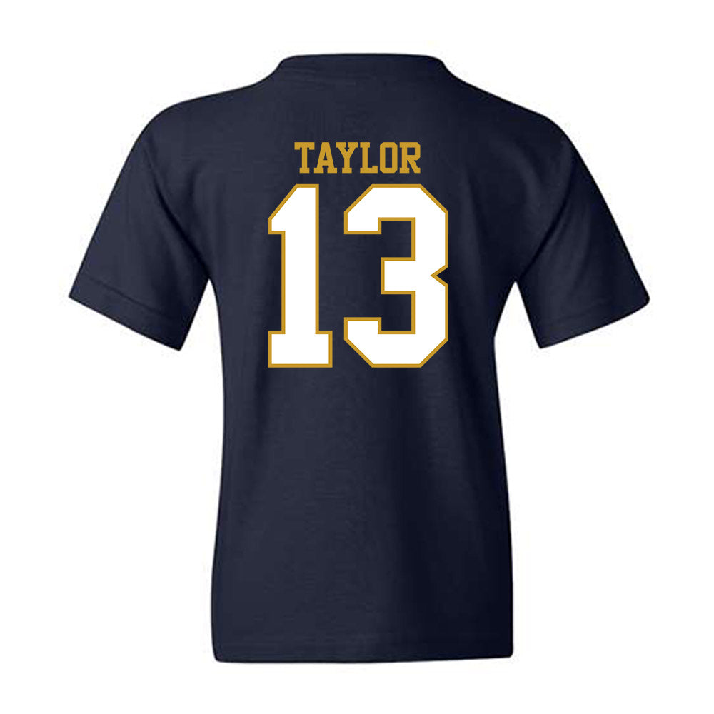 Notre Dame - NCAA Men's Lacrosse : Jake Taylor - Generic Shersey Youth T-Shirt-1