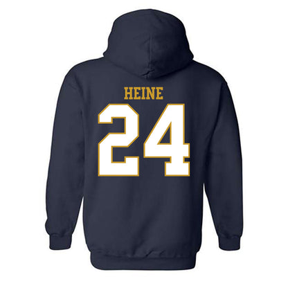 Notre Dame - NCAA Baseball : Dylan Heine - Generic Shersey Hooded Sweatshirt-1