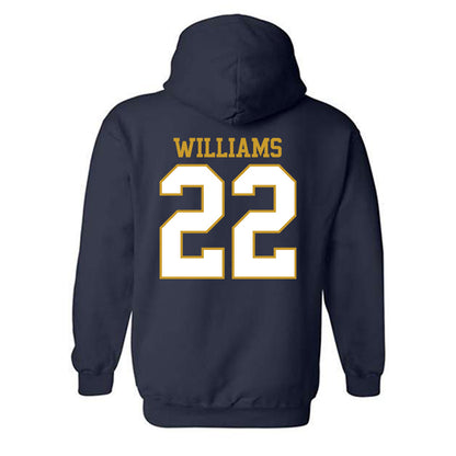 Notre Dame - NCAA Football : Aneyas Williams - Generic Shersey Hooded Sweatshirt-1