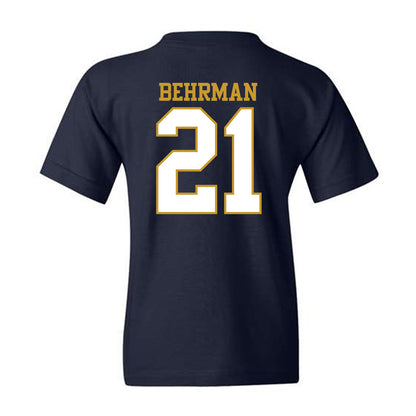 Notre Dame - NCAA Men's Lacrosse : Brock Behrman - Generic Shersey Youth T-Shirt